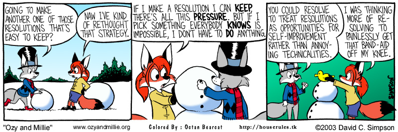Strip for Wednesday, 1 January 2003