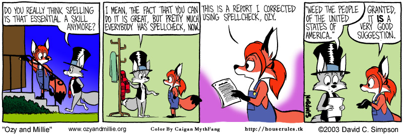 Strip for Saturday, 29 March 2003