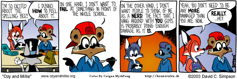 Strip for Monday, 31 March 2003