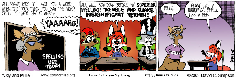 Strip for Wednesday, 2 April 2003