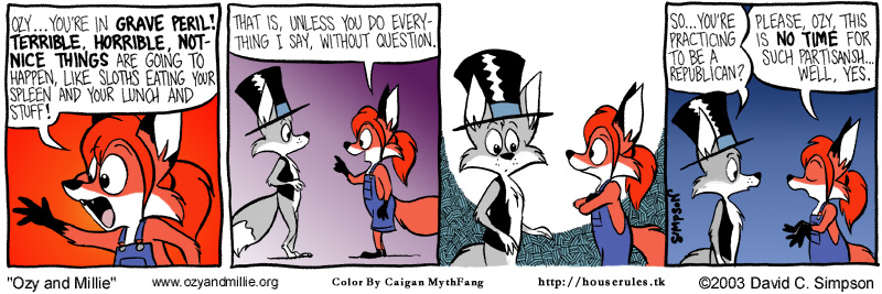 Strip for Monday, 11 August 2003