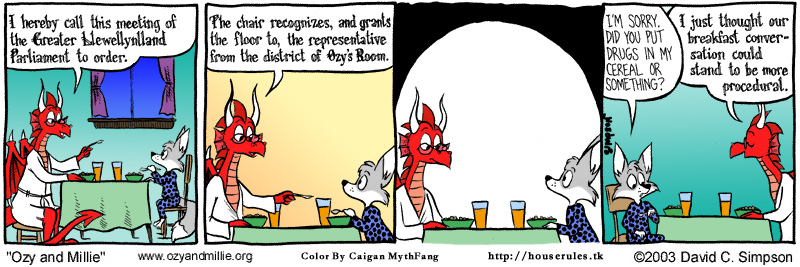 Strip for Friday, 15 August 2003