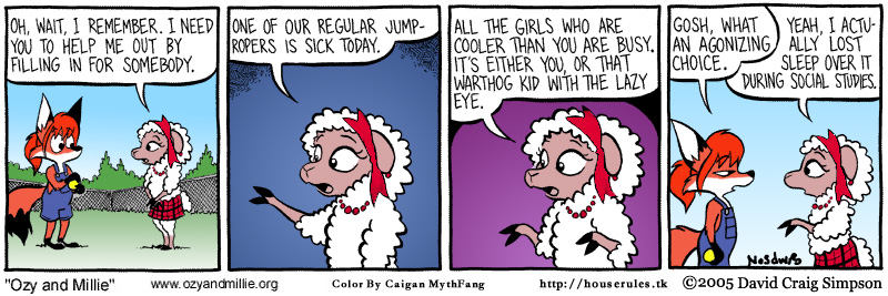 Strip for Tuesday, 1 February 2005