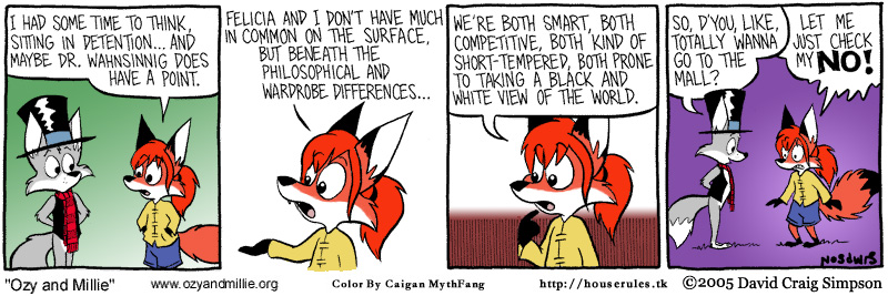 Strip for Wednesday, 16 March 2005