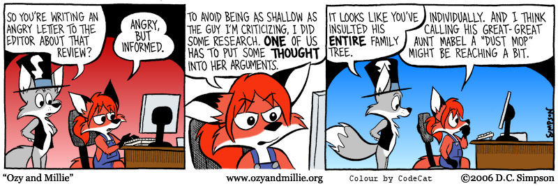 Strip for Thursday, 5 October 2006