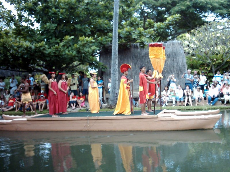 Oahu Polynesian Cultural Center Canoe Pageant Hawaii 1