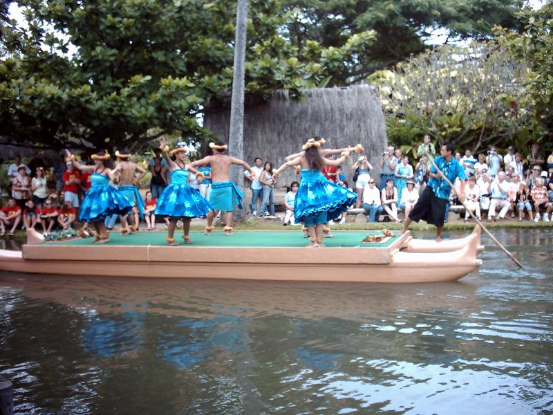 Oahu Polynesian Cultural Center Canoe Pageant Hawaii 2