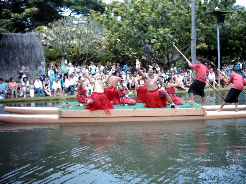 Oahu Polynesian Cultural Center Canoe Pageant Tonga 1