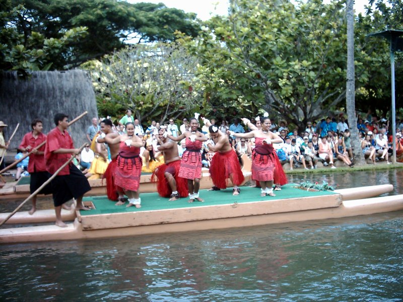 Oahu Polynesian Cultural Center Canoe Pageant Tonga 2