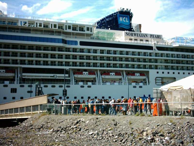 Juneau Disembarking