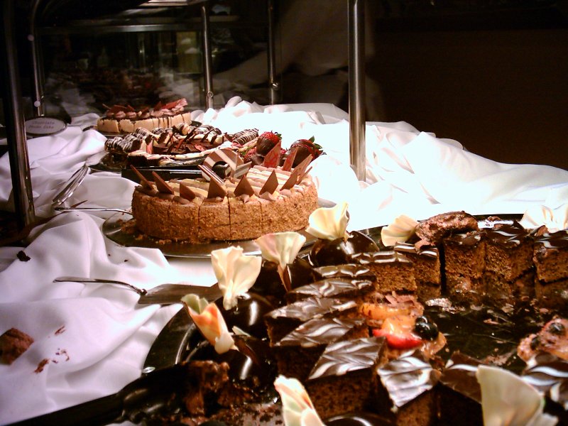 Alaska Norwegian Pearl Chocoholic Buffet Cakes